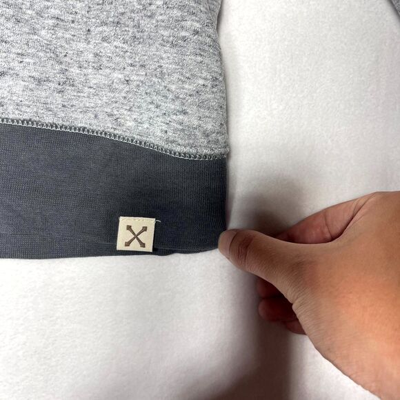 Blake Shelton x Lands' End Fleece Lined Crew Neck Sweater Gray Mens Size XL - Picture 4 of 10